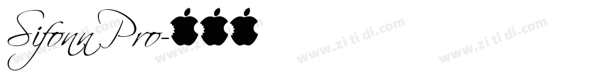 Sifonn Pro字体转换